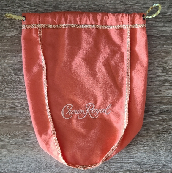 Orange and gold crown royal dust bag - Picture 1 of 5